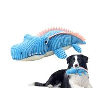 Plush Toys for Dogs | Stuffed Animals for Dogs,Soft Crocodile Stuffed Animal Teething Chew Pet Supplies for Puppy & Large Doggy