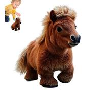 Plush Toys Interactive Horse For Kids, Electronic Interactive Horse Toys Walking Talking Wagging Tail, Robot Stuffed Animal For Boys & Girls, Stuffed Horses Realistic Pet For Kids, Role Play Toy