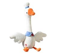 Plush Toys, Interactive Sound And Motion, 34cm, Quackers Duck Dancing Figurine, Beautiful Figurine, Voice Commanded Repeat Function, For Kids Girls Boys Children Birthday Sofa Bedroom Car