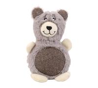 Plush Toys, Puppy Toy, Interactive Puppy Toy, Pet Chewing Toy, Animal-Shaped Interactive Puppy Comfort Plush Toy Grizzly Bear, Brown Dog, and Bunny Plush Toys for Puppies and Pet Chewing