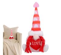 Plush Valentines Cards - Love Decoration with Cute Gnome Figures | Holiday Decoration for Kids, Girlfriends, Boyfriends and Dating Celebrations | Party Supplies for Office, Apartment