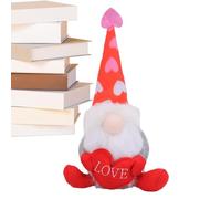 Plush Valentines Cards - Love Decoration with Cute Gnome Figures | Holiday Decoration for Kids, Girlfriends, Boyfriends and Dating Celebrations | Party Supplies for Office, Apartment