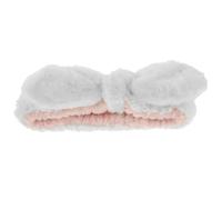 Plush Washing Face Headband for Women White Spa Hairband