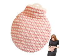 Plush Water Filled Hand Warmer Hot Water Bottle for Winter | Hot Water Bottle 500ml Winter Hot Water Bag, Portable Heating Pad with Soft Cover, Bed Warmer for Waist, Hands and