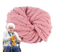 Plush Yarn, 88.5Ft Blanket Yarn, Weaving Craft Crocheting Supplies for Scarf Clothes Throw Pillow Basket Pet Bed Blanket Making