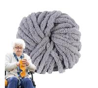 Plush Yarn | 88.5Ft Thick Chunky Yarns | Weaving Supplies Crocheting Craft for Basket Scarf Hat Throw Pillow Pet Bed Blanket Making