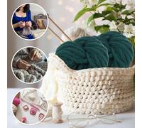 Plush Yarn - 88.5Ft Velvet Blanket Yarn,Weaving Supplies Crocheting Craft for Basket Scarf Hat Throw Pillow Pet Bed Blanket Making