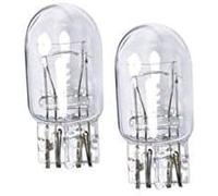 PLUSHA 2 x Car Bulbs 12V 21/5W Clear Dual Filament Tail Brake Stop Lights | Twin Pack Replacement Light Bulbs for Car Van Motorcycle | Brake Light Blulb