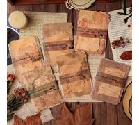 PLUSHCEWT 168 Pcs Vintage Embossed Scrapbook Paper Kit, 6 Theme Junk Journal Supplies with 3D Textured Designs, Scrapbook Supplies Craft Paper Patterned for Card Making, Collage, Mixed Media, DIY