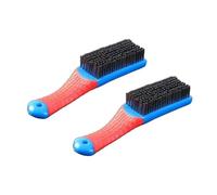 PLUSHCEWT 2 Pcs Stainless Steel Wire Brushes Set,Heavy Duty Metal Brush with Ergonomic Handle for Cleaning,Rust Removal,Cleaning Metal Surfaces,BBQ Grill,Kitchen & Industrial Use