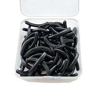 PLUSHCEWT 30 Pcs Eyelash Curler Refills,Premium Silicone Replacement Lash Pads Compatible with Tweezerman Eyelash Curlers - Universal Fit, Gentle Curling,Includes Storage Box (Black)