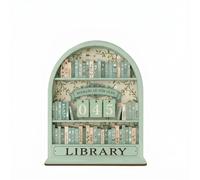 PLUSHCEWT Books Read This Year Counter Sign,Reading Tracker for Home Library Bookshelf Decor,Book Counter for Desk Display,Green Reading Progress Indicator Accessories for Book Lovers and Students