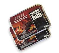 Plushé Haven Disposable BBQ Grill Pack of 2 - Instant Charcoal Barbecue, Ready to Light Portable BBQ Tray for Camping, Picnics, Festivals, Beach & Outdoor Cooking