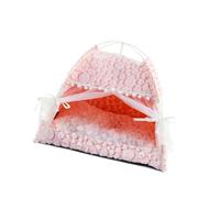 Plushie Pet Teepee Tent Comfortable Kitten Dog Bed Removable Washable Animal Mattress For Small Pets Travel Pet Cot