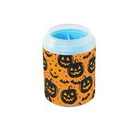 Plushies Jack O Lanterns Classic Halloween Portable Dog Cleaner Washer and Massager with Soft Silicone Brush Pets Feet Cleaning Kit for Small Medium Large Breed Dogs/Cats
