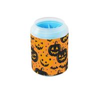 Plushies Jack O Lanterns Classic Halloween Reusable Paw Cleaner Cup with Silicone Brush Soft Pets Supplies and Accessories Gently Cleans Paws After Walks