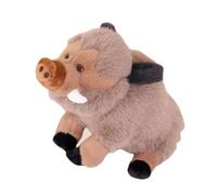 PLUSHIVE Simulated Wild Boar Plush Animal Doll Plush Toy Ugly Cute Little Pig Mountain Pig 9.84 Inch Doll Grab Doll Christmas Birthday Gift Home Decoration Ornament(Milk color,30cm)