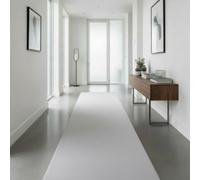 Rugs by Desire Plushtale Plain Living Room Area Rug Super Soft Poly Cotton Rug Cut Pile Machine Washable Foldable Modern Rug for Living Room Bedroom Hallway in 7 Colours- Grey- 60 x 200 cm (Runner)