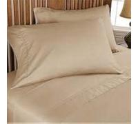 PLUSHY COMFORT Queen Sleeper Sofa Bed Sheet Set, Color Taupe Solid, 100 Percent Egyptian Cotton 800 Thread Count