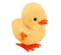 Plushy Wind Up Flip Puppy Chicken Bird Robot Dog Spring Powered Classic Collectible Toy for Boys Birthday Present (Yellow2, 9.5cmX8.5cmX6.5cm)