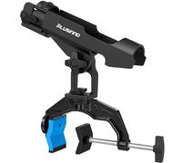 PLUSINNO 1 Pack Fishing Rod Holders for Boat, Upgraded Fishing Rod Holder with Enlarge Clamp, Innovative Dual-V Shaped Design, Fit Round/Square Tube Boat Fishing, Fishing Gear, Gifts for Men
