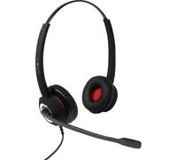 plusonic 187939 6337-10.2P Softphone Headset USB Stereo Corded On Ear Black