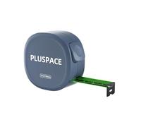 PLUSPACE Tape Measure 16.4 ft (5 m), Automatic Stop Safety Design, Fluorescent Letters Are More Clear, Extends Up To 6.6 ft (2 m), Waterproof, Rustproof, Prevents Cut Hands, Uses High Carbon Steel