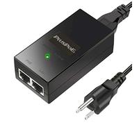 PLUSPOE 24volt Passive Gigabit PoE Injector Adapter for Ubiquiti and Mikroik Devices, Fit for Ubiquiti POE-24W-G (Not for 802.3af/at)