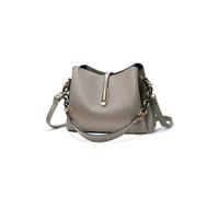 Pluspup Elegant Chain Strap Crossbody Shoulder Bag for Women - Khaki