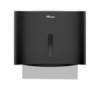 PLUSSEN Paper Towel Dispenser Wall Mounted, Adhesive Multifold Trifold c Fold Commercial Paper Towel Dispenser for Bathroom 10.8" L x 3.5" W x 8" H