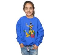 Pluto Christmas Reindeer Sweatshirt Disney Blue 5-6 Years