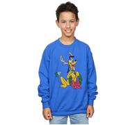 Pluto Christmas Reindeer Sweatshirt Disney Blue 7-8 Years