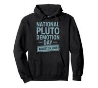 Pluto Demotion Day 2006 Retro Astronomy Science Nerd Pullover Hoodie