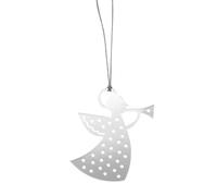 Pluto Design Pluto Christmas decoration in metal trumpet angel, silver-coloured