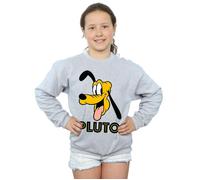 Pluto Face Sweatshirt Disney Grey 5-6 Years