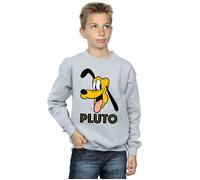 Pluto Face Sweatshirt Disney Grey 7-8 Years
