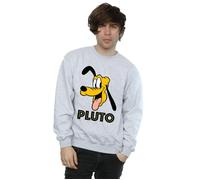 Pluto Face Sweatshirt Disney Grey M