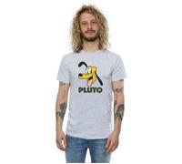 Pluto Face T-Shirt Disney Grey M