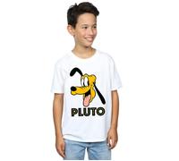 Pluto Face T-Shirt Disney White 12-13 Years