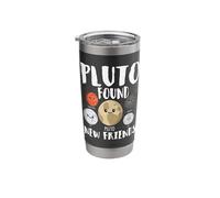 Pluto Found New Friends Dwarf Planets Astronomy Stainless Steel Insulated Tumbler