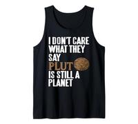 Pluto is Still a Planet Retro Space Science Statement Tank Top
