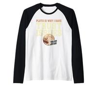 Pluto Justice for Pluto Never Forget Pluto Astronomy Gift Raglan Baseball Tee