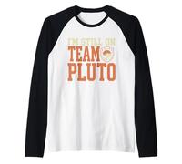 Pluto Justice for Pluto Never Forget Pluto Astronomy Gift Raglan Baseball Tee