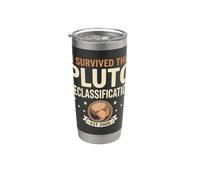 Pluto Justice for Pluto Never Forget Pluto Astronomy Gift Stainless Steel Insulated Tumbler
