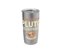 Pluto Justice for Pluto Never Forget Pluto Astronomy Gift Stainless Steel Insulated Tumbler