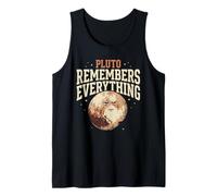 Pluto Justice for Pluto Never Forget Pluto Astronomy Gift Tank Top