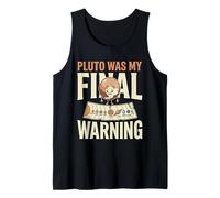 Pluto Justice for Pluto Never Forget Pluto Astronomy Gift Tank Top