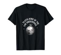 Pluto: King of the Underdogs Space Astronomy Graphic T-Shirt
