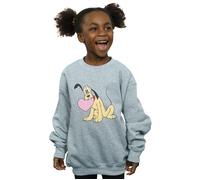 Pluto Love Heart Sweatshirt Disney Grey 9 Years