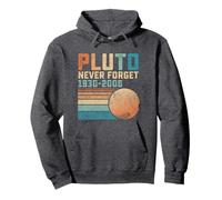 Pluto Never Forget Funny Astronomy Space Science Nerd Pullover Hoodie